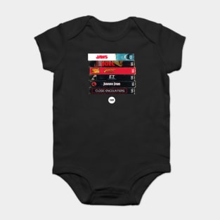 Spielberg VHS stack Baby Bodysuit